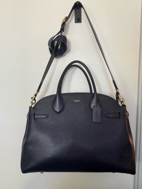 Coach Empire Carryall 40 Navy | Full Grain Leather | Dust Bag Included